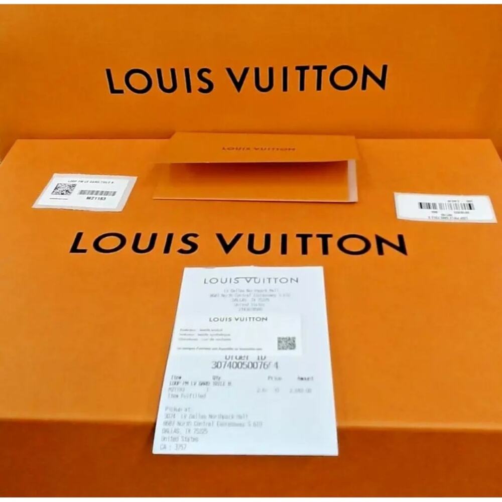 Louis Vuitton Limited Edition Monogram Garden Toile Loop PM Bag M21183 +receipt - Picture 9 of 10